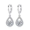 Water Drop Zircon Set Necklace Angel Tears Micro Inlaid Jewelry Set