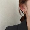 Women's Circle Earrings French Style High Sense Of Korean Temperament