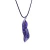 Natural Dream Amethyst Dog Teeth Pendant