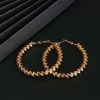Exaggerated fashion simple punk big circle earrings