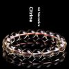 Natural 7A Grade Citrine Scattered Beads Ball Bracelet