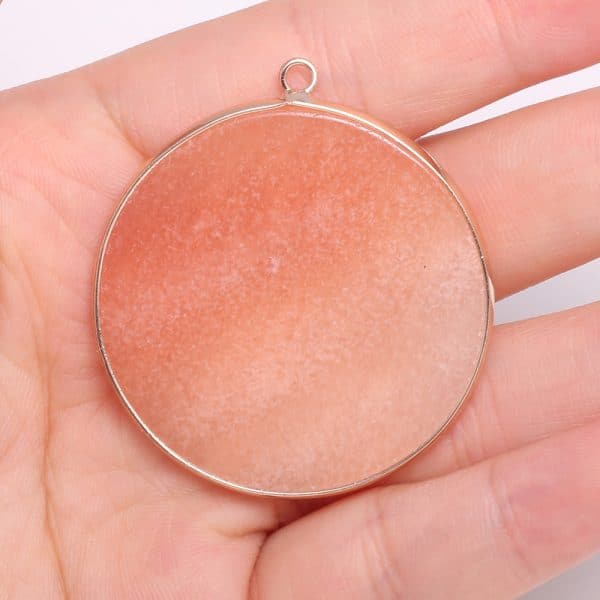 Natural Stone Semi-precious Stone Connector Original Piece Shape