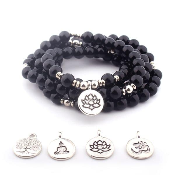 8mm frosted Amazon Stone Bracelet