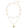 Multi Layer Shell Starfish Necklace Set