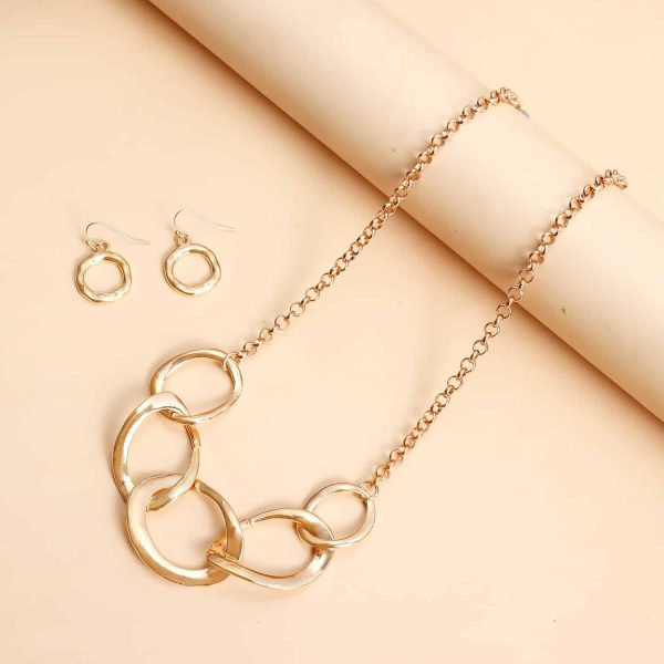 Fashionable Punk Geometric Hollow Stud Earrings