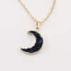 Imitation natural stone resin necklace