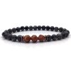 Glitter stone volcanic stone bracelet