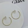 Women's Temperament Circle Mosquito Coil Ear Clip To Show Thinness