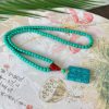 Turquoise Clavicle Lucky Pendant Necklace
