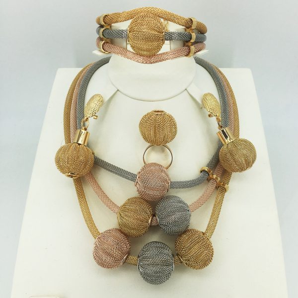 Four-piece Alloy Jewelry Set