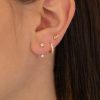 Temperament Matching Zircon Three-piece Set 925 Silver Earrings