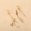 Zircon Triangle Stud Earring Set 4 Piece Set