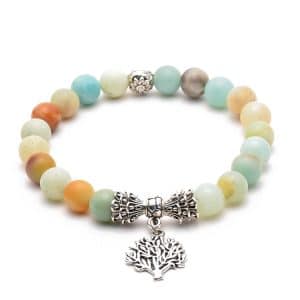 Natural lava volcanic stone bracelet