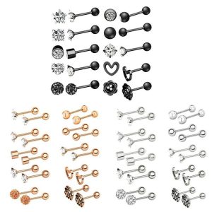 Exquisite zircon earring set