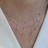 Special-interest Design High-grade Tassel Light Luxury Double Layer Twin Clavicle Chain