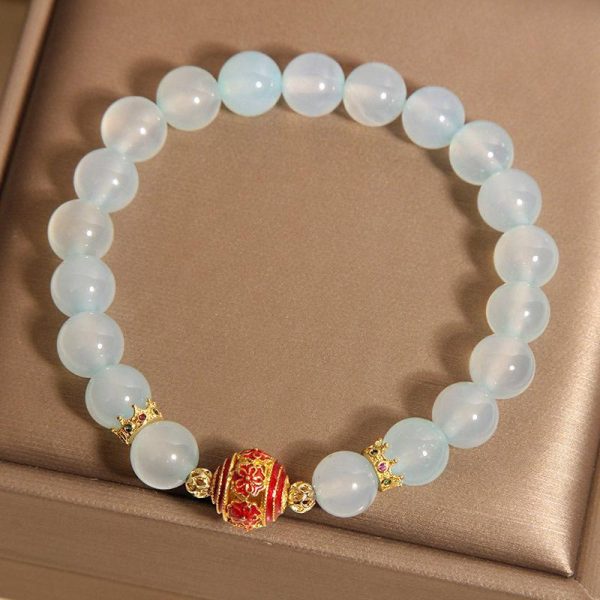 Agate Crystal Bracelet Color Lucky Beads Bracelet