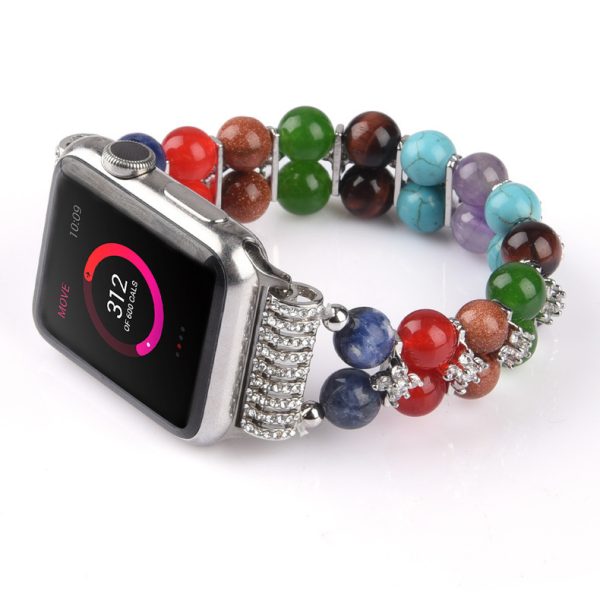 247c3fb4-5d58-4a19-9da4-1cda7bee1968.jpg Colorful Stone Smart Strap Jewelry Crystal Watch Chain