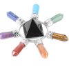 Natural crystal semi-precious stone seven chakra jewelry