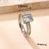 Women's Fashionable Stainless Steel Simple Ring