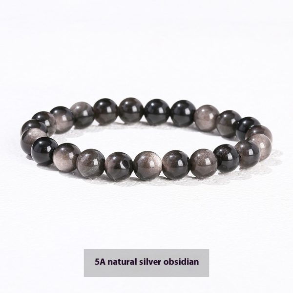 Natural Crystal Simple Single Circle Citrine Bracelet