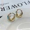 Niche Design Metal Circle Ear Clip Women