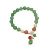New Green Strawberry Quartz Handmade Beaded Bracelet