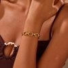 European And American Metallic Hip Hop Punk Stainless Steel Bracelet Twist Bracelet