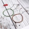 Hand Woven Stone Bead Bracelet