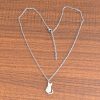 Simple Stainless Steel 18K Gold Plating Colorfast Hollow Turtle Necklace
