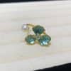 Fashion Freshwater Pearl Ring Colorful Painting Oil Flowers
