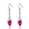 New Angel Elf Earrings Necklace Bracelet Three-piece Austria Crystal Alloy Jewelry Set Wholesale