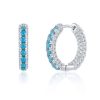 Fashion Round Micro-set Zircon Personality Trend Ear Buckle