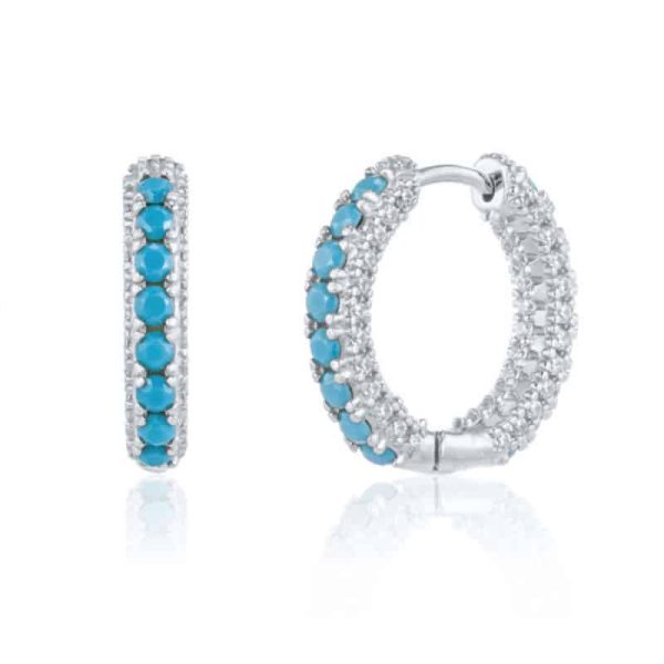Fashion Round Micro-set Zircon Personality Trend Ear Buckle