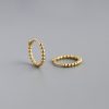 More Sizes Circle Polka Dot S925 Sterling Silver Ear Clip