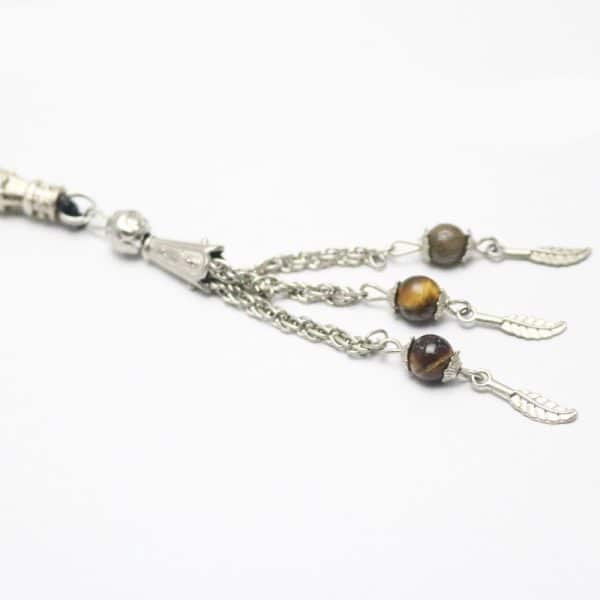 Tiger eye stone rosary bracelet