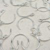 Female Dignified Sense Of Design Semi-circle Earrings