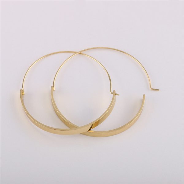 25c30ecc-2838-4505-b51e-df4823b13f12.jpg Large Round Circle Ear Earring Metal Copper Earring