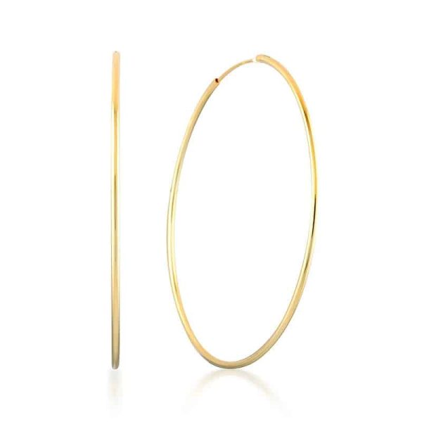 Simple Big Circle Earrings Female Exaggerated