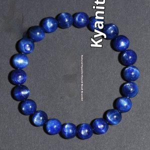 Natural Blue Crystal Ball Bracelet
