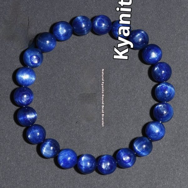 Natural Blue Crystal Ball Bracelet