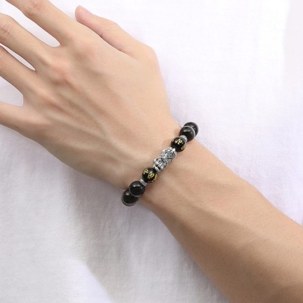 High Grade Black Beads String Pi Xiu Bracelet