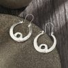 Creative Hollow Bohemian Beautiful Circle Pendant Earrings