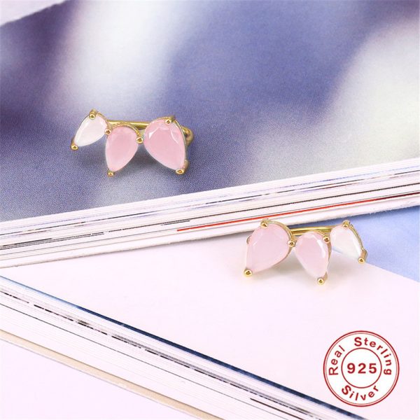 Water Drop Flower Stud