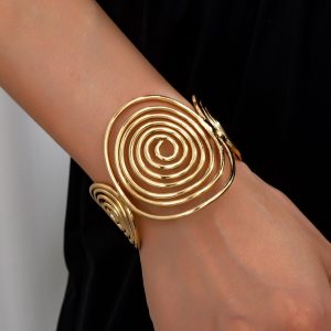 Multi-Layer Cross Open Bracelet Simple Fashion