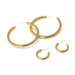 Beauty Minimalist Circle Earrings