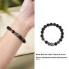 S925 Sterling Silver Retro Birth Year Obsidian Black Hair Crystal Snake Year Bracelet