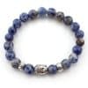 Natural Stone Buddha Head Bracelet