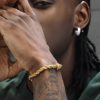 18K Gold Twist Bracelet For Men And Women