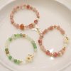 Natural Sunstone Crystal Bracelet Female Cut Surface Advanced