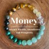 Unisex Natural Stone Citrine Dongling Stone Bracelet